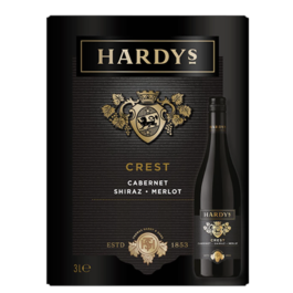 Hardys Crest Cabernet Shiraz Merlot Bag In Box 3 Liter